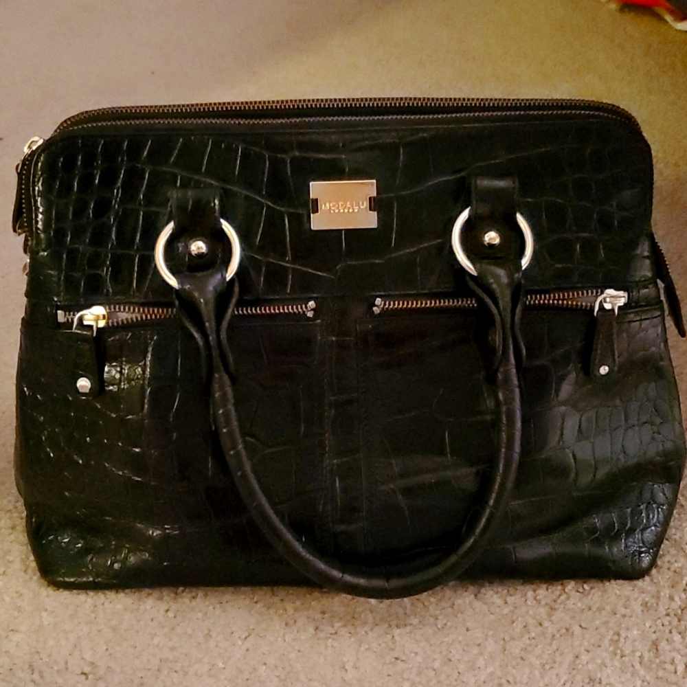 Black Croc MODALU London Tote ASO Pippa Middleton
